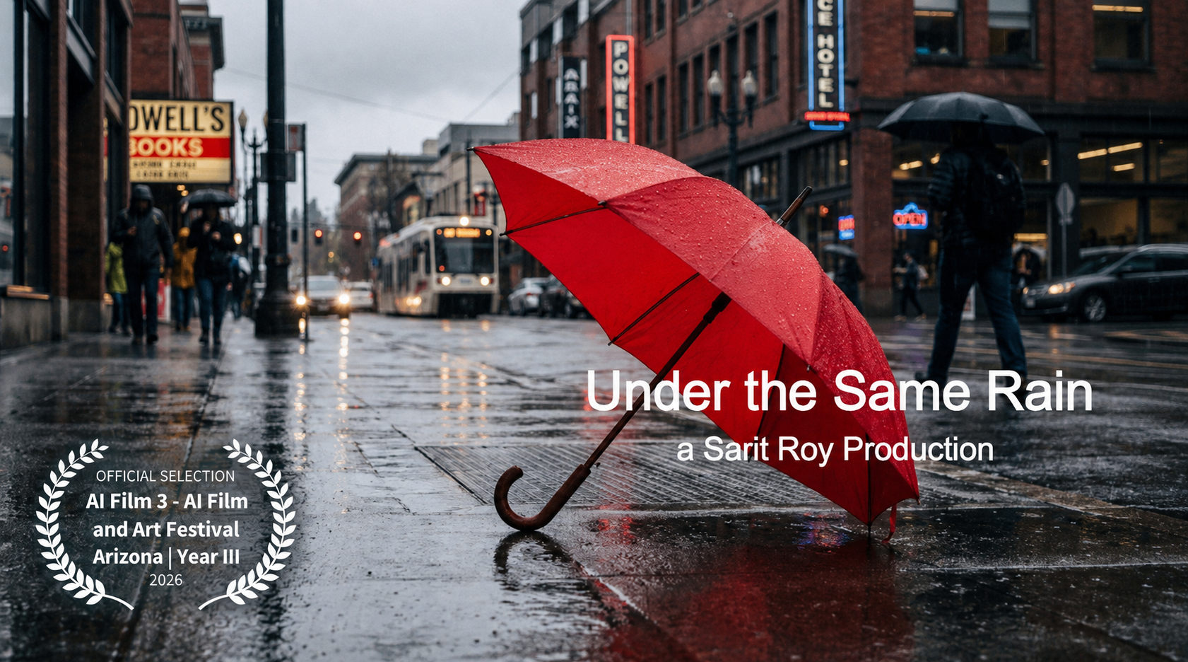 Under The Same Rain poster with festival laurels